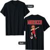 Dabbing Jongen Marokko Voetbalfans Shirt Marokkaanse Vlag T-shirt(1)