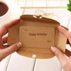 Handmade Kraft Paper Dried Flower Greeting Card - Holiday Wishes for Customers