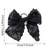 Elegant Sweet Key Ring Ornament Car Key Accessories Creative Lace Bow Pendant  Backpack