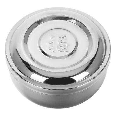 Stainless Steel Heatresistant Bowl Korean Style Soup Rice Ramen Bowls Pottery Dinnerware Set Small Kitchen Bar Tableware With