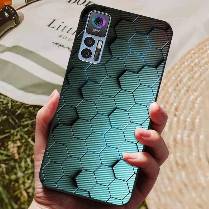 For TCL 30 Plus Case T676K T676J Cover Wolf Lion Shockproof Phone Cases For TCL 30 5G T776H Black Silicone For TCL30 30 Cover