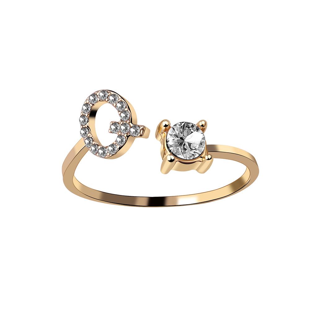Korean-Style Adjustable Ladies' Diamond Ring