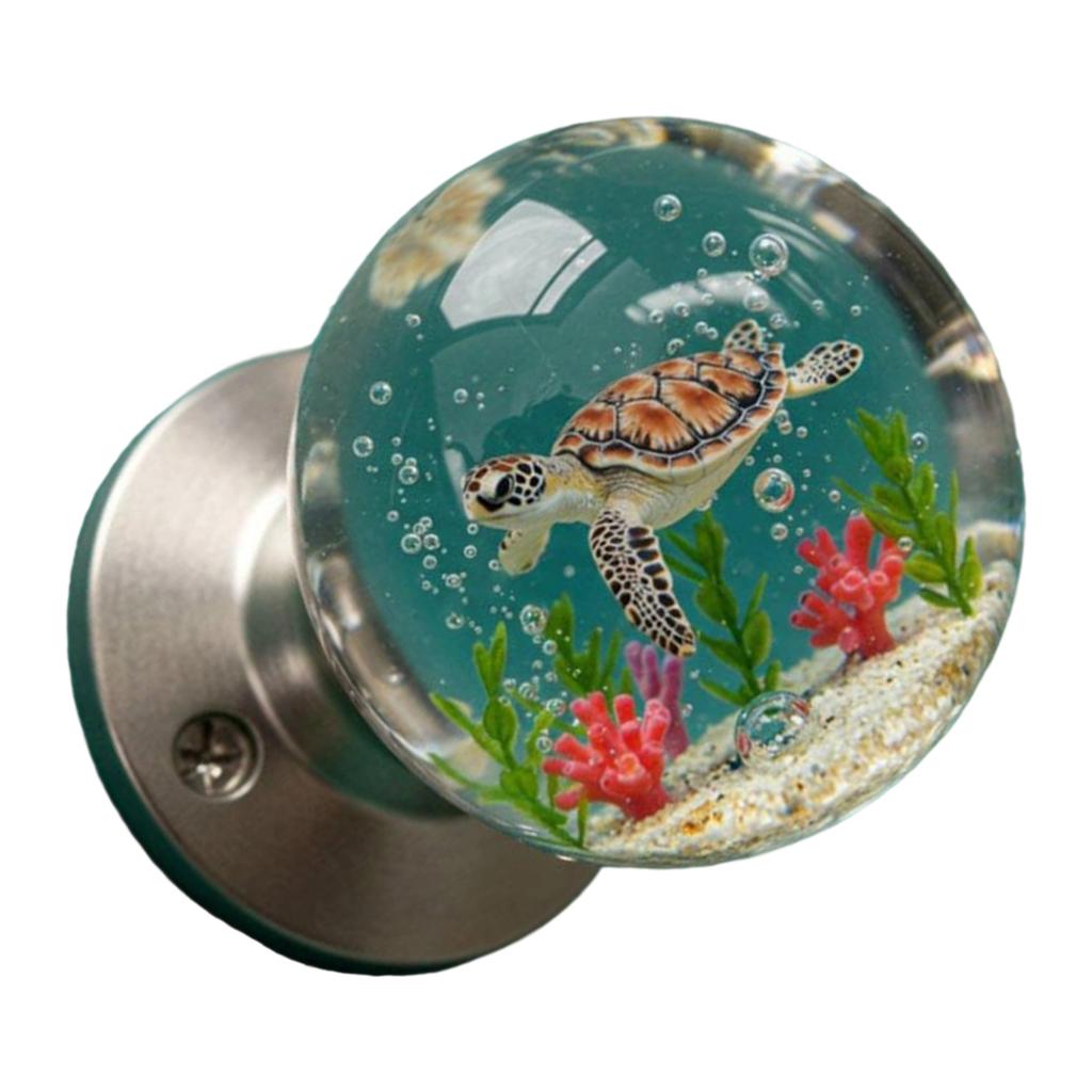 Elegant Clear Flower Door Handle Retro Round Crystals Knob Artistics Bedroom Decoration Nature Styles Home Hardware