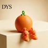 Short Leg Fruit Design 3D Printed Figure Collectible Figurine Cute Banana Orange Blueberry Cherry For Adults Shelf Ornament with Dangling Legs