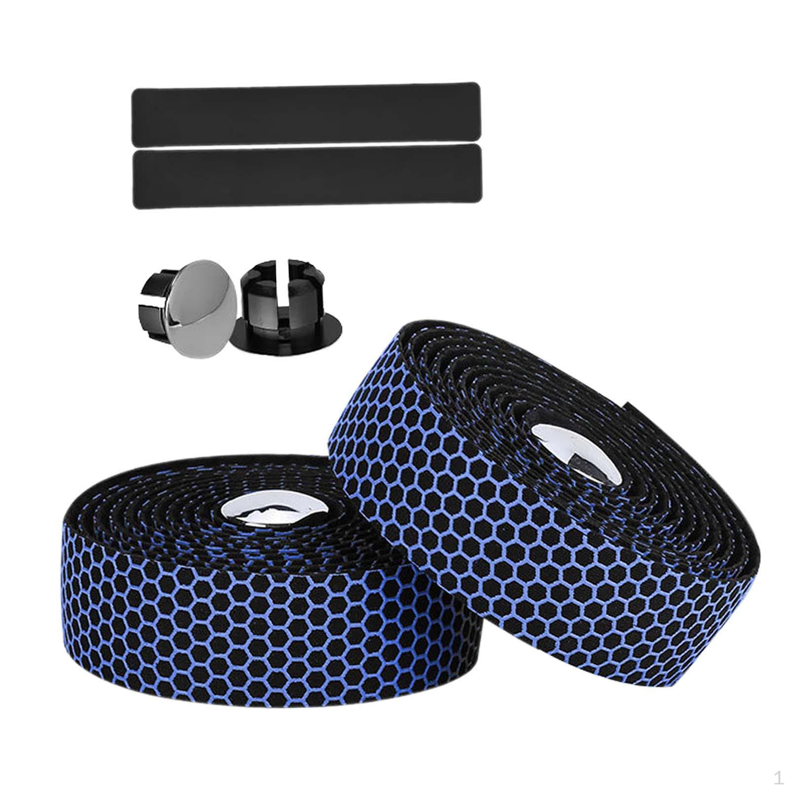 Bicycle Handlebar Tapes, Bike Tape, Shock Absorbing Breathable Mountain синий