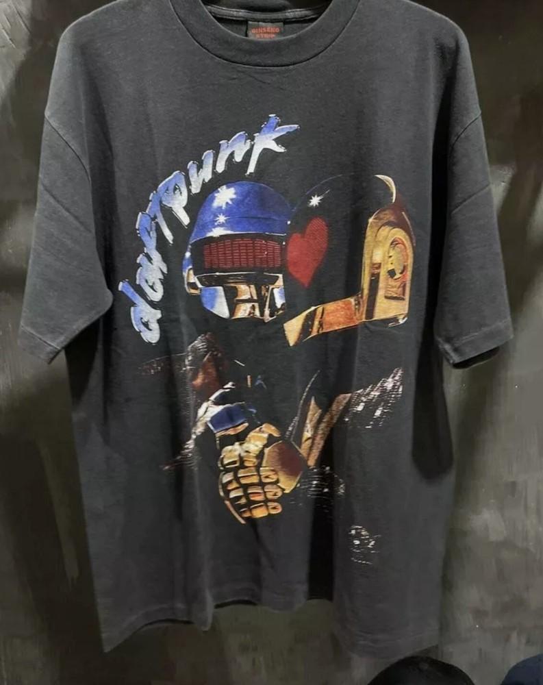 

Daft Punk Band Shirt Unisex Cotton Gift For Men Women Tshirt S-5XL Unisex T-Shirt XL