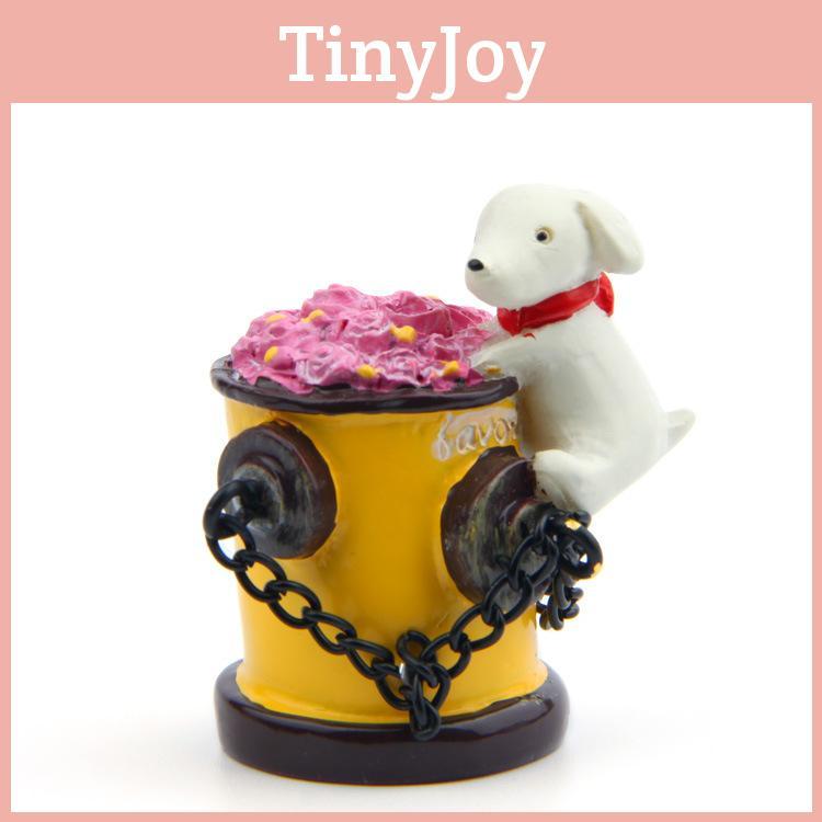 Small Fire Dog Hydrant Resin Ornament For Scene Decoration And Use Gifts