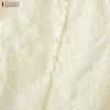 ZANZEA Women Sleeveless Lace Patchwork Thin Casual Tank Tops Vest Blouse