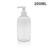 500ml Clear Plastic Thickened Bottles with Pumps Dispensers Refillable Liquid Soap Transparent Round