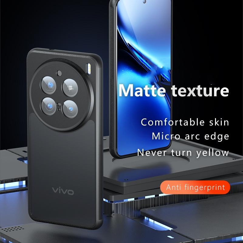 For Vivo X200 Pro Case Cover Vivo X200 Pro Capas Shockproof Phone Back Matte Frosted Black Transparent For Fundas Vivo X200 Pro