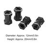 4Pcs/Set Metal RC Wheel Hex Hub 12mm Wheel Hex Hub Crawler Wheel Adapter  For 1/10 RC Crawler