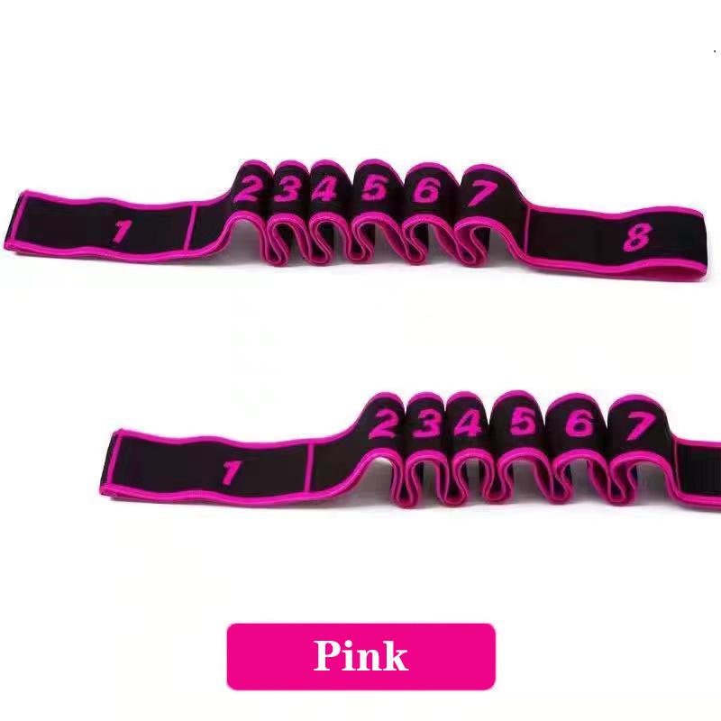 Yoga Pull Strap Gürtel Polyester Latex Elastische Latin Dance Stretching Band Schleife Yoga Pilates GYM Fitness Übung Widerstand Bands