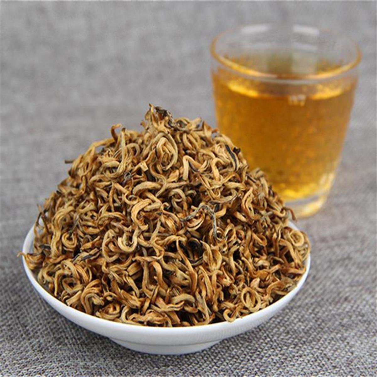 Yunnan Fengqing Dianhong Black Tea 40g Chinese Kung Fu Red Honey Fragrance Gold Buds Large Leaves Organic Loose Leaf