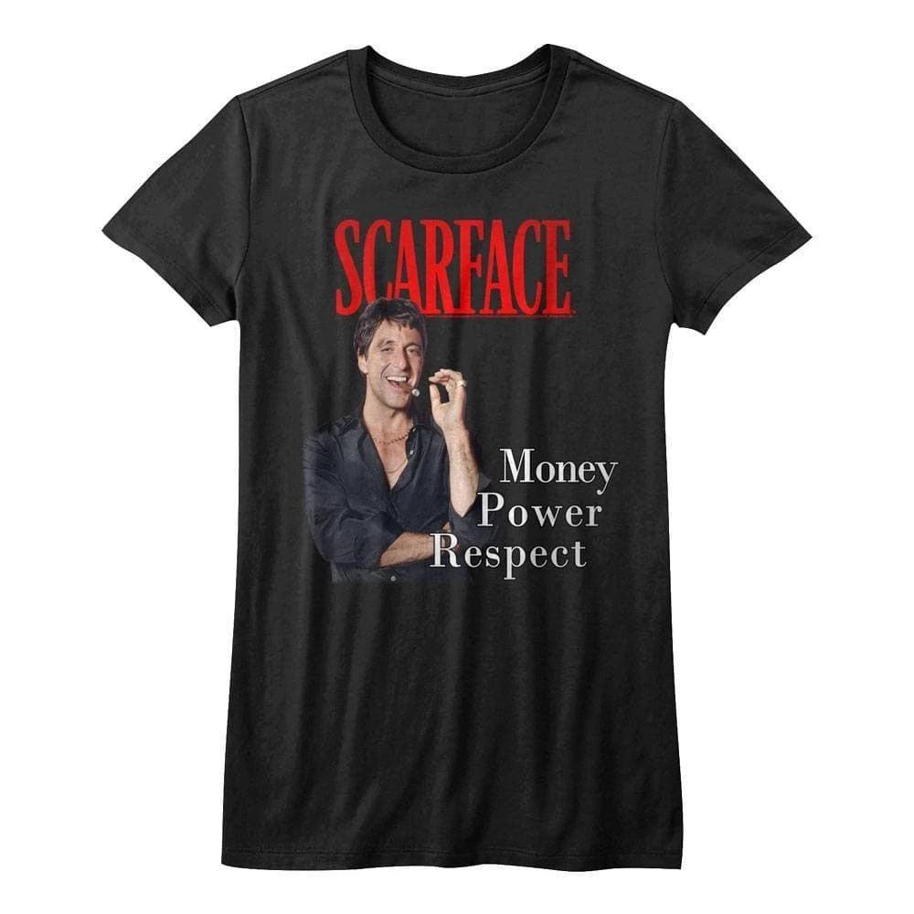 Scarface Money Power Respect Women s T Shirt XL