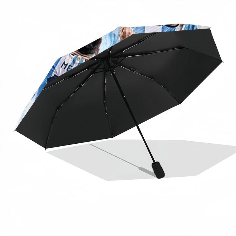 Lionel Messi Argentina Legend Folding Umbrella Suitable For All Seasons 8 Paraphenoid Bones Outdoor Sun Umbrella Light