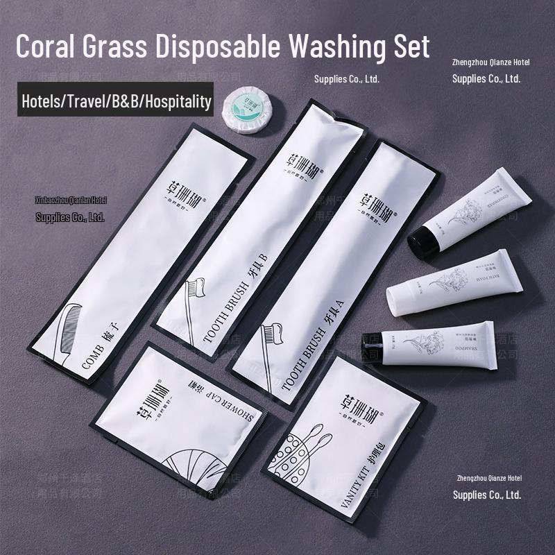 Disposable Travel Toothbrush & Toothpaste Set for Hotels & Homestays