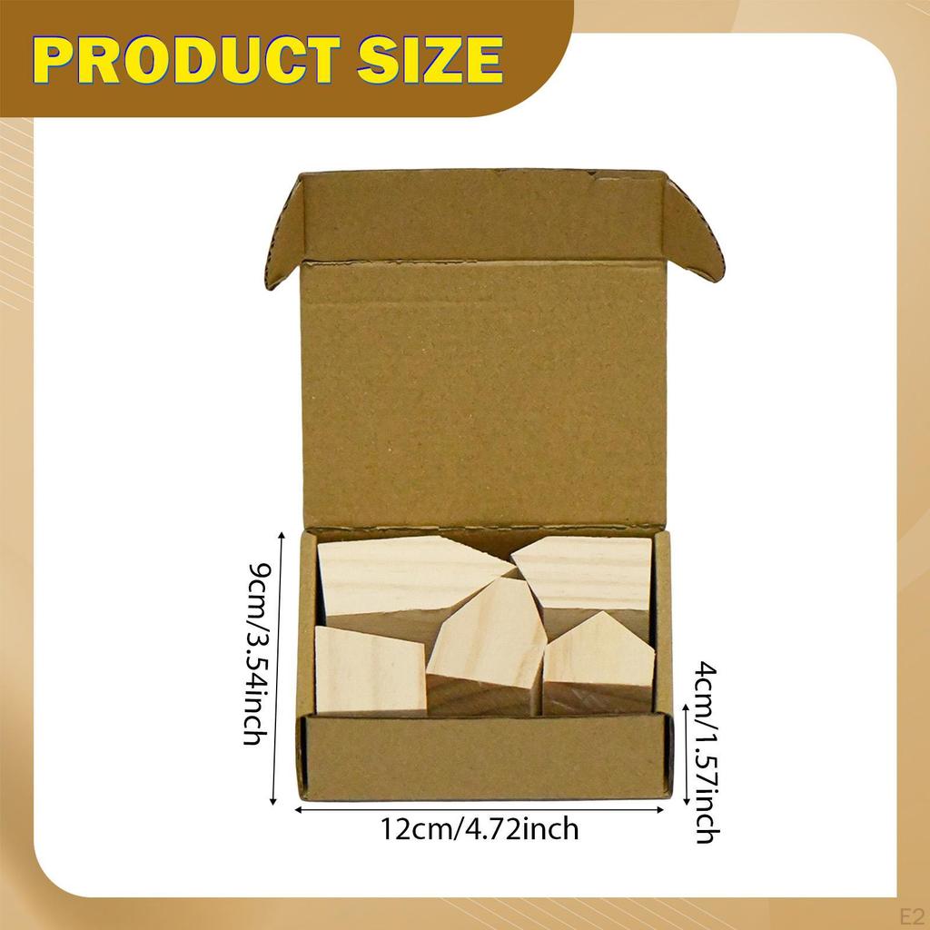 Nedokončené dřevěné domky řemesla umění dárek dekorace graffiti kresba hračka ozdoby dřevo pro kancelář