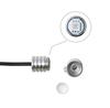 5PCS RGB LED Car Decor Neon With Foot Lamp integration Fiber Optical Strip Light