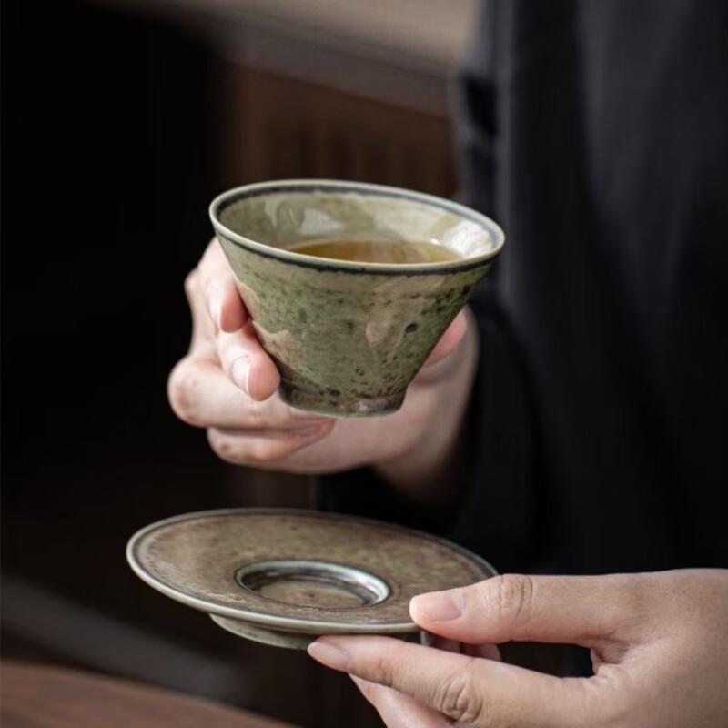 Chinese Ceramic Outdoor Tea Ceremony Set with Alcohol Stove