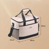 30L Geräumige Picknicktasche Wasserabweisend Leichtgewichtige Thermoisolierte Tasche Eisbox Brotdosen-Tasche Für den Außenbereich Lebensmittelaufbewahrung Kühlbox