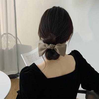 Femei, clasic, culoare solidă, cu fundiță, inel mare, bentiță elastică, frânghie de păr, inel de păr, accesorii pentru păr