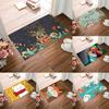 Patterned Door Mat Set With Cute Fox Rabbit Animal Medley And Deer Designs Adorable Decor Mat For Entryway For Home Decor