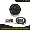 85mm Boat Car 0-120KM/H 0-200KM/H GPS Speedometer with 8 Colors Backlight Waterproof Speedometer 9~32V Trip\COG\ODO