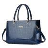 Fashion Handbag Simple To Use Shoulder Bag Foreign Style Latest Crossbody Bag Big Capacity Female Bag Crocodile Print Mother Bag