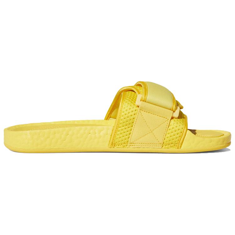 Chancletas Hu Pharrell x Chancletas Hu Adidas Originals Slides 'Bold Gold' H04407