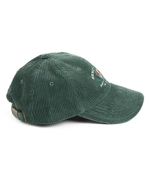 Waildeubeuligseu Corduroy Kennel Club Cap (Green)