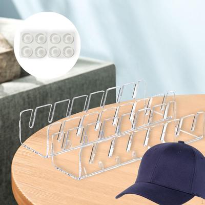 2 x Hut-Display-Organizer-Ständer aus Acryl, moderner Halter für Baseballkappen