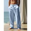 Men Loose Breathable Casual Hip Hop Straight Long Cargo Pants
