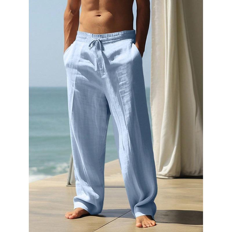 Men Loose Breathable Casual Hip Hop Straight Long Cargo Pants