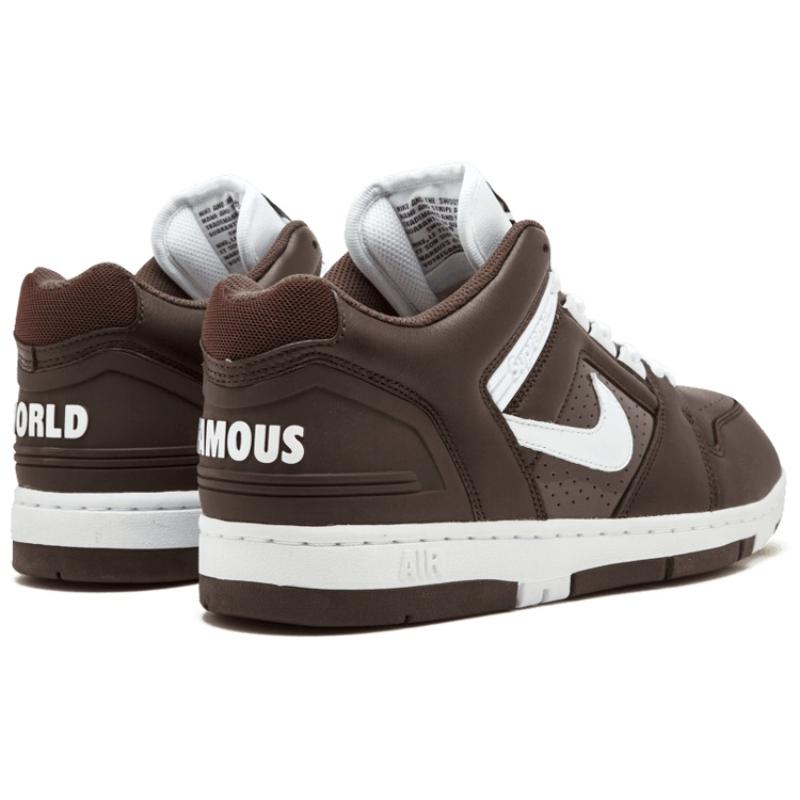 Nike X Supreme Air Force 2 'Brown' Skateboard Shoes AA0871-212