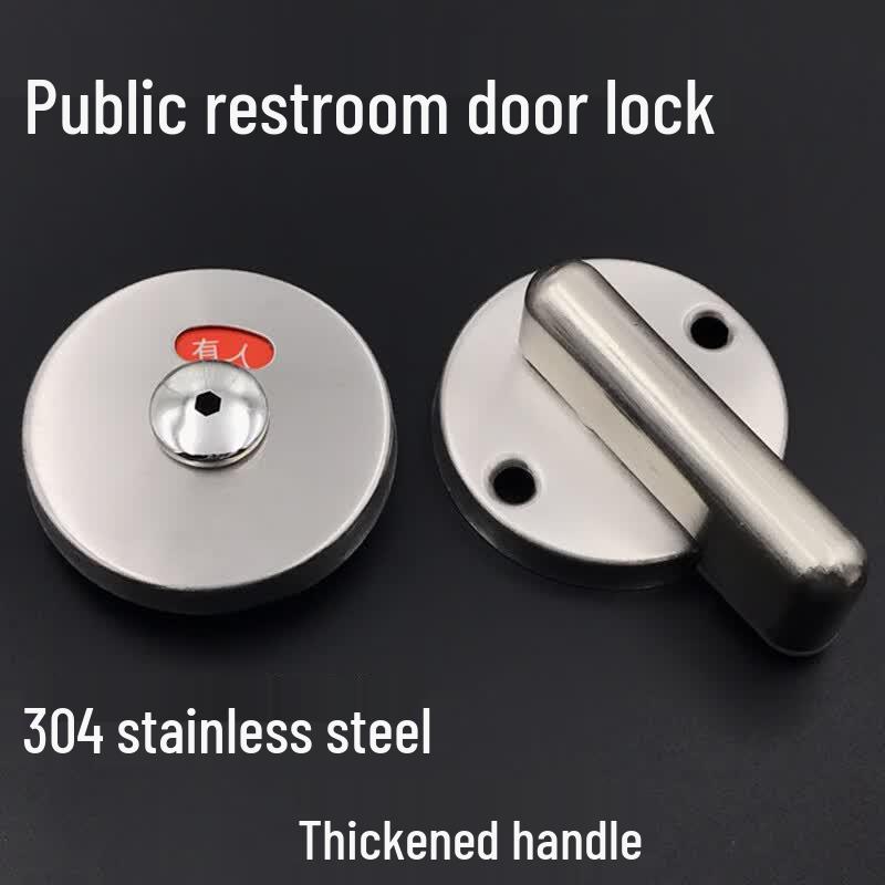 Stainless Steel Bathroom Door Indicator Lock