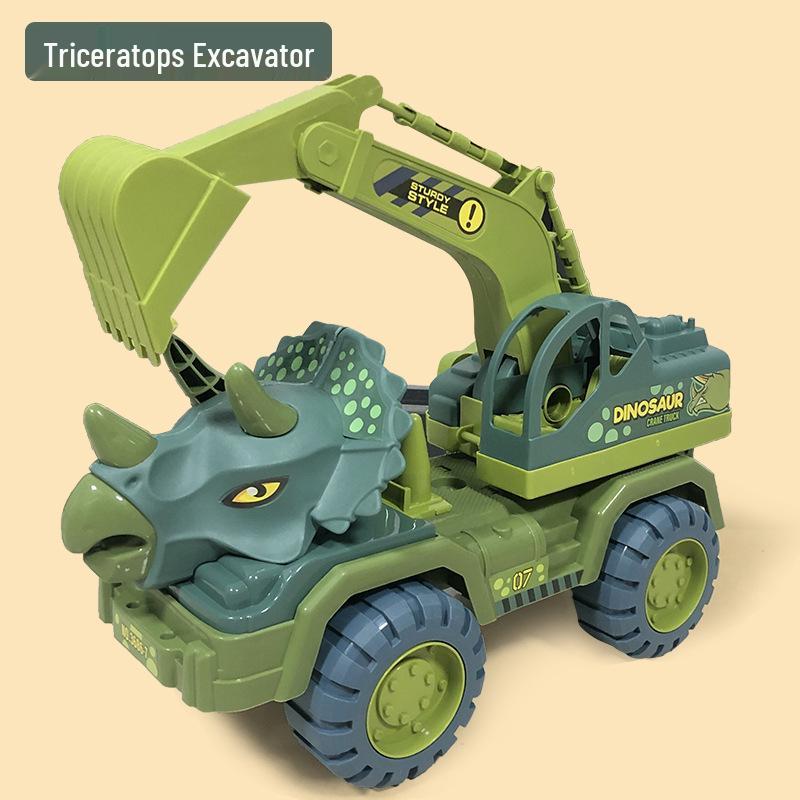 Dinosaurier Bagger Spielzeug: Tyrannosaurus Rex Transportfahrzeug für Kinder