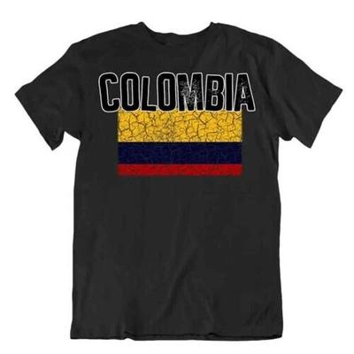 Flag T-Shirt Colombia Fashion Country Keepsake Gift Pride Logo