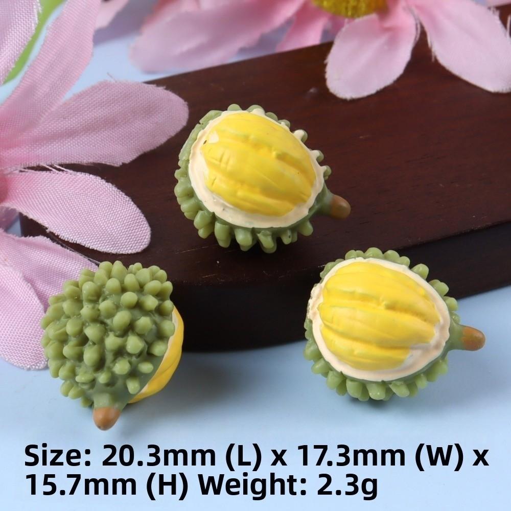10pcs Mango Pear Miniature Food Toy Resin Home Decoration Item Cute 3D Fruit Model Dollhouse Craft