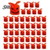 Transparent Cookie Bags with Drawstrings 48 Pcs Halloween Candy Bags, Kids Trick or Treat Goodie Cute Rabbit Small Containers for Party Ear