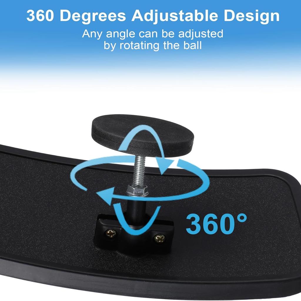 Magnetic Forklift Rearview Mirror 2 Pack, Forklift Universal Side Mirror, Suitable for Most Forklift Types, 360 Degrees Adjustable Wide Angle,