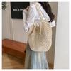 2025 Fashion Woven Bag Handmade Bag Crocheted Tote Bag Fringed Shoulder Bag Handbag Knitted Bag Bag