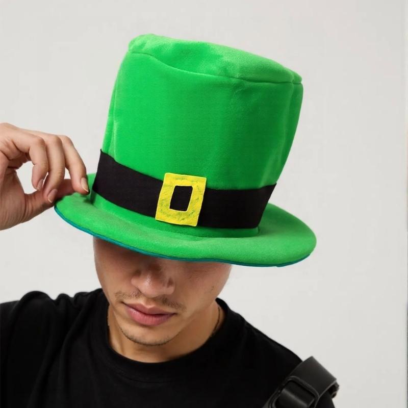 Irish polyester hat, suitable for family holiday parties, durable and breathable fabric