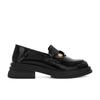 [sheii Su Yinyin] Small gold coins with thick soles step on the heel, lazy thick heels, loafers, women's small leather shoes, casual
