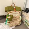 Schoolbag Vintage Japanese Boy Backpack Personalized Splicing Large Capacity Children's Outdoor Travel Mountaineering Backpack Parent-child School Bag