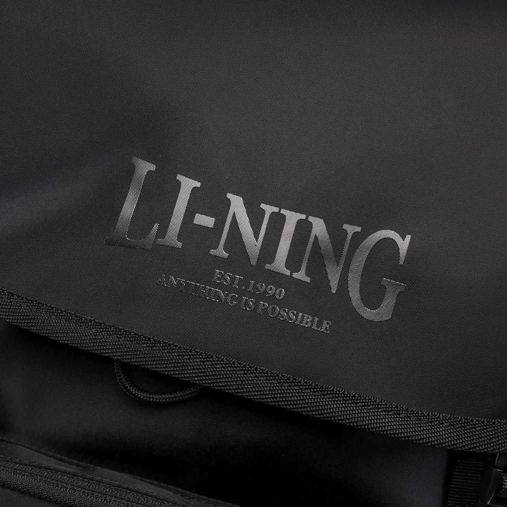 New LiNing Sports Life Collection Polyamide Backpack Regular Unisex Black ABSV237-1