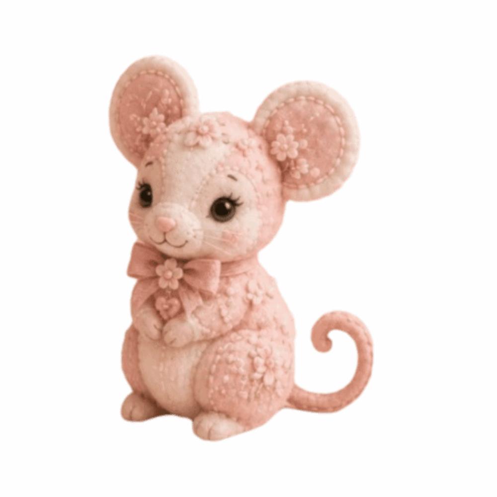 Handmade Animals DIY Sewing Kit Sheep Material Pack Craft Kit Animal Sewing