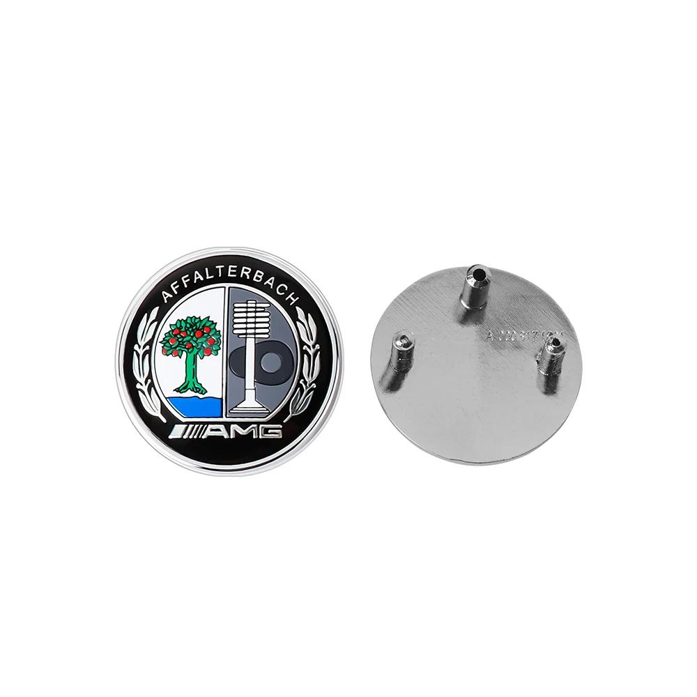 Hot Car Sticker Car Front Hood Emblem Sticker Bonnet Badge Car Accessories For Mercedes Benz W204 W124 W201 W202 W212 W220 W205