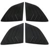 Gloss Black  Carbon Fiber Black Rear Side Window Louvers Rear Side Window Louvers Fit for Honda CR-V