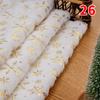 160X50Cm Pv Velvet Gilded Snowflake Velvet Fabric for Christmas Decoration Pillow Cover Women's Hoodie Handmade Diy Sewing Cloth