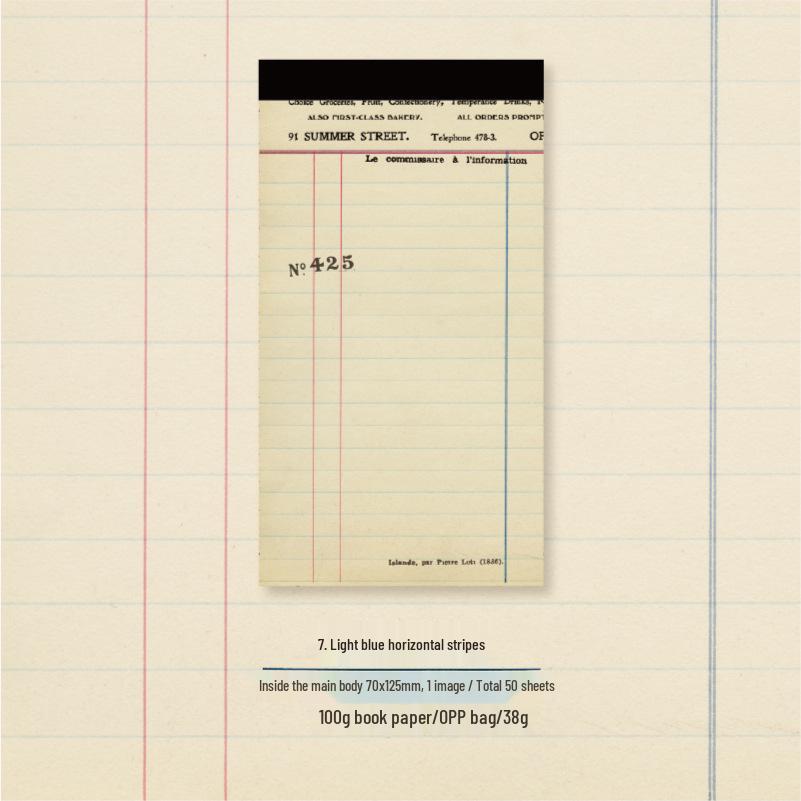 Twilight Retro-Style Sticky Notes - 50 Sheets for DIY Journals & Basic Formats